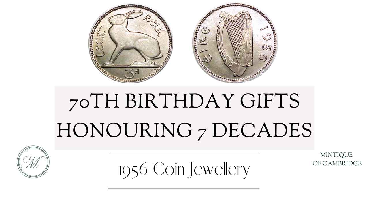 70th Birthday Gifts That Honour Seven Decades: 1956 Coin Jewellery