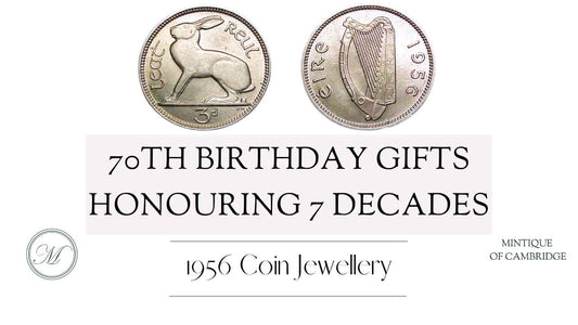 70th Birthday Gifts That Honour Seven Decades: 1956 Coin Jewellery