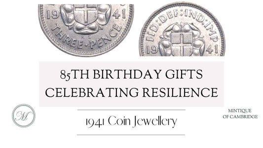 85th Birthday Gifts Celebrating Resilience: 1941 Coin Jewellery