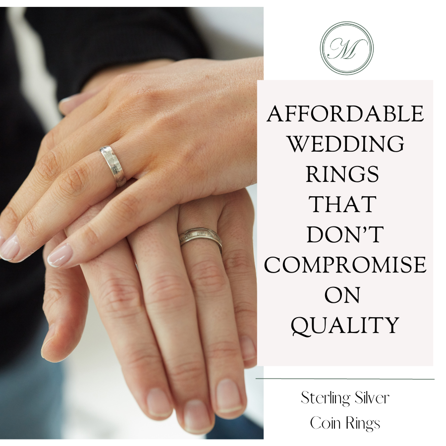 Affordable Wedding Rings That Don't Compromise on Quality: Sterling Silver Coin Rings