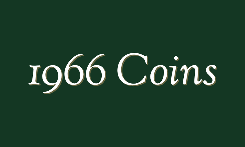 60th birthday gifts (1966 coins)