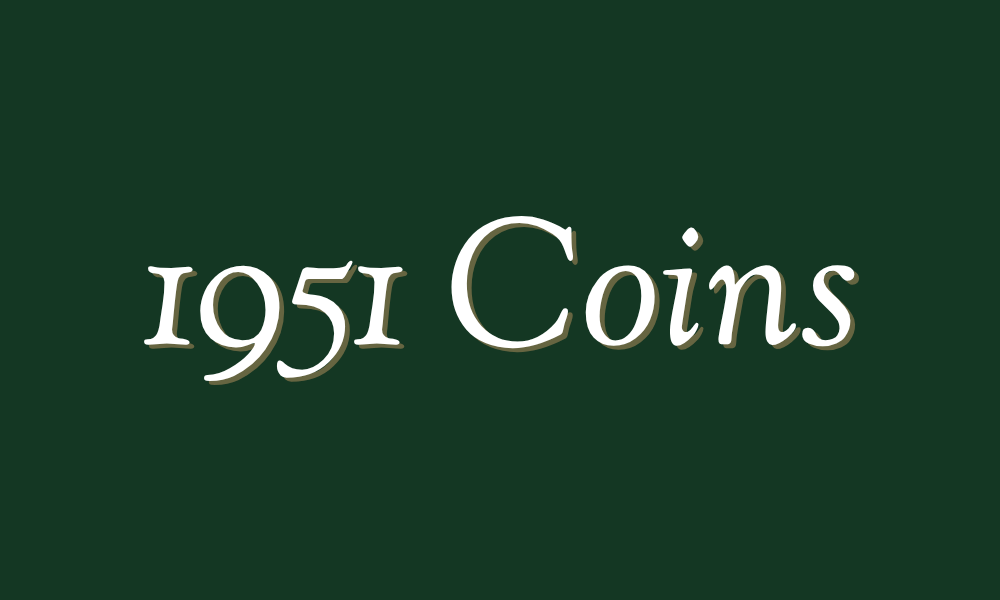 75th birthday gifts (1951 coins)