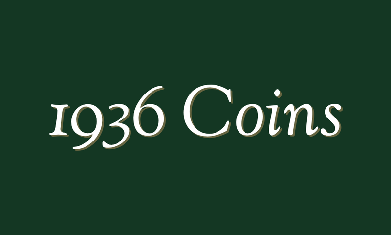 90th birthday gifts (1936 coins)