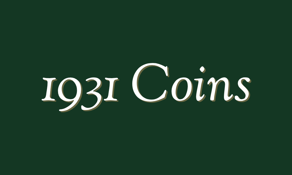 95th birthday gifts (1931 coins)