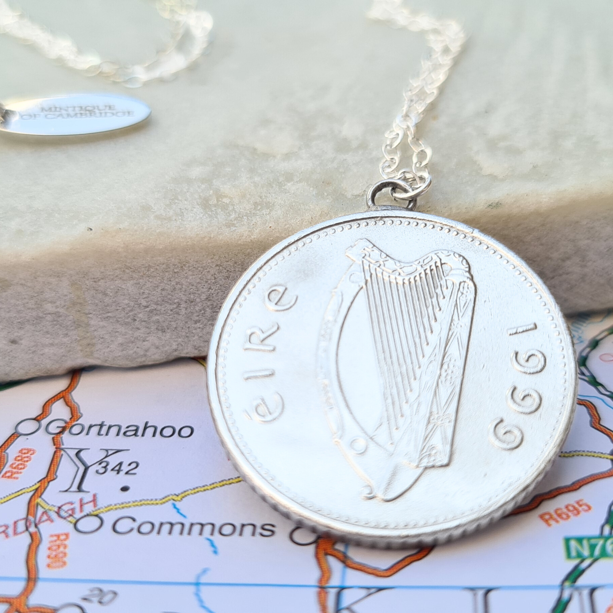 Irish 10p (Salmon) Single Coin Necklace