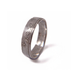 British 2026 One Penny Silver Coin Ring