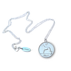 Irish Sixpence (Wolfhound/Dog) Single Coin Necklace