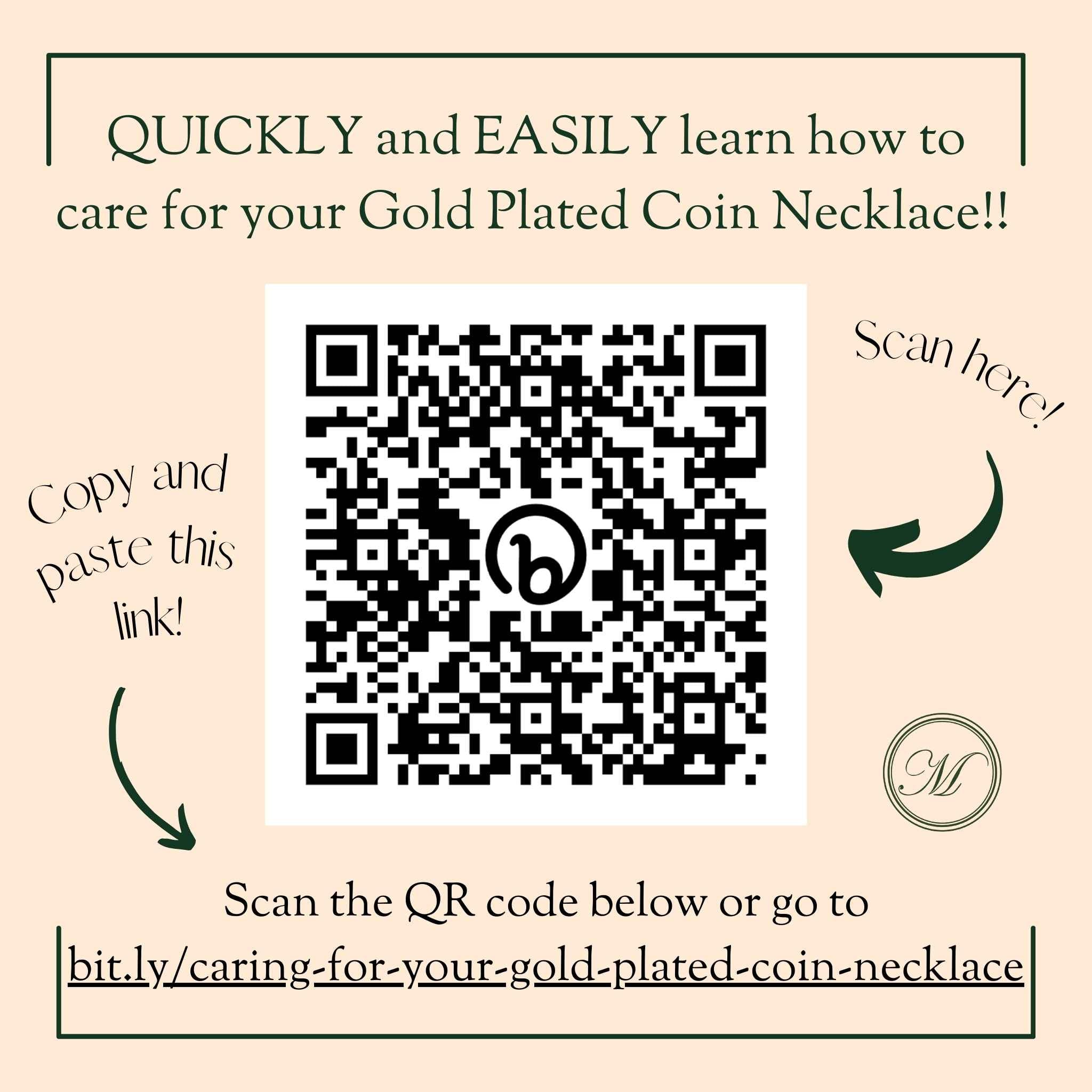 Queen Elizabeth II Sixpence Double Coin Necklace | 18k Gold Plated & Silver