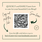 British 2025 One Penny Silver Coin Ring