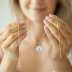 Sterling Silver Sixpence Single Coin Necklace