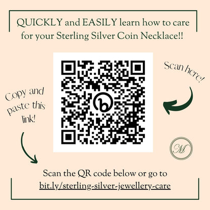 Sterling Silver Sixpence Single Coin Necklace