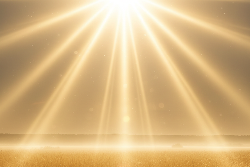 sunlight beaming down