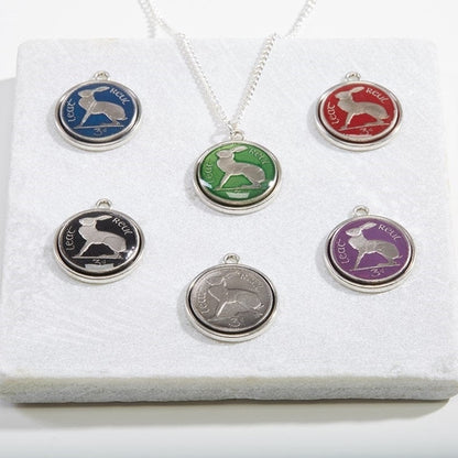 Irish Threepence Necklace