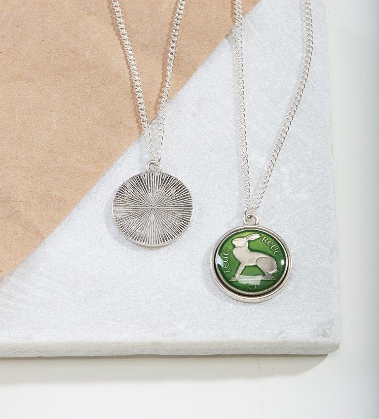 Irish Threepence Necklace