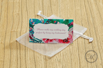 Bridesmaid gift, lucky sixpence, please be my bridesmaid