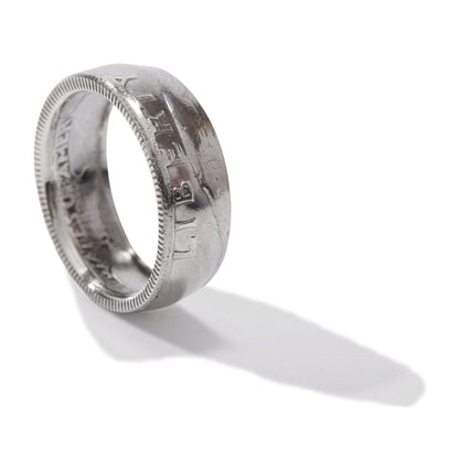 Quarter Dollar LIBERTY 1964 coin ring 90% silver, handmade silver coin ring, American coin ring, rare silver coin ring, USA vintage coin