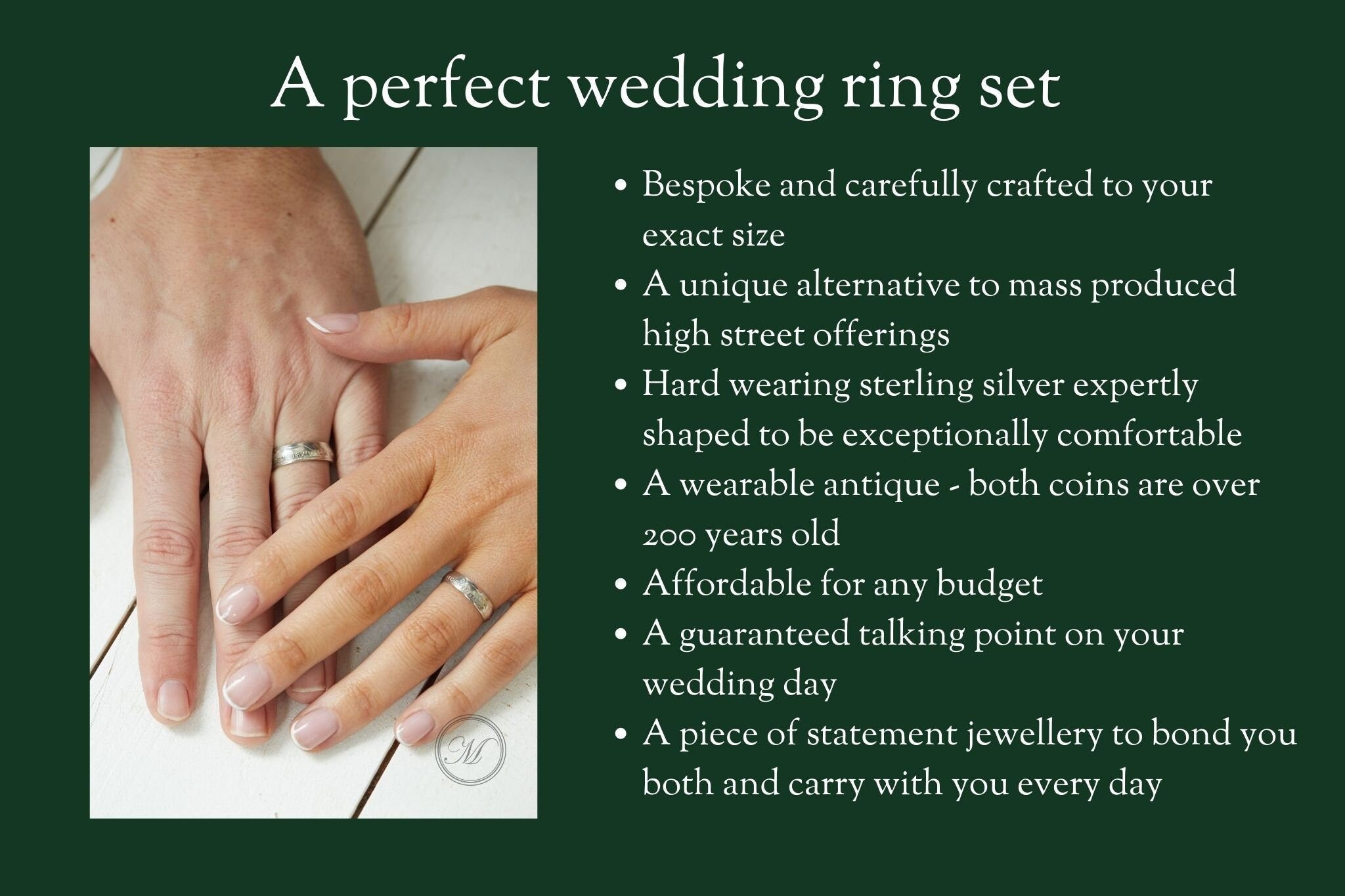 Cheap his and sales hers wedding ring sets