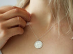 Sterling Silver Sixpence Single Coin Necklace